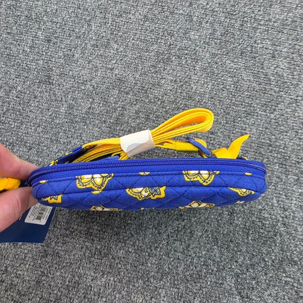 Vera Bradley NFL Los Angeles Rams Mini Belt Bag Royal Blue Yellow Floral Quilted